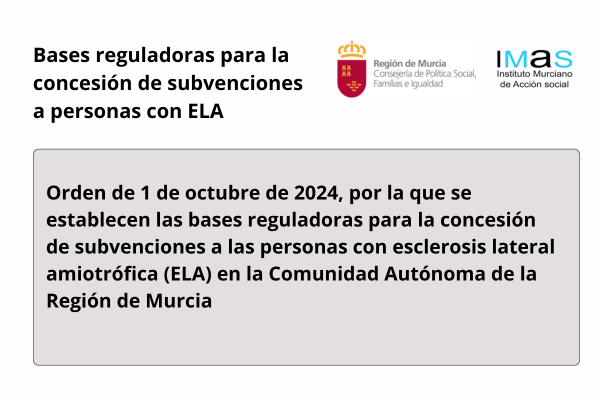 Ayudas y subvenciones/Personas con ELA